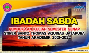 Ibadah Pembukaan Kuliah Semester Genap 2021/2022