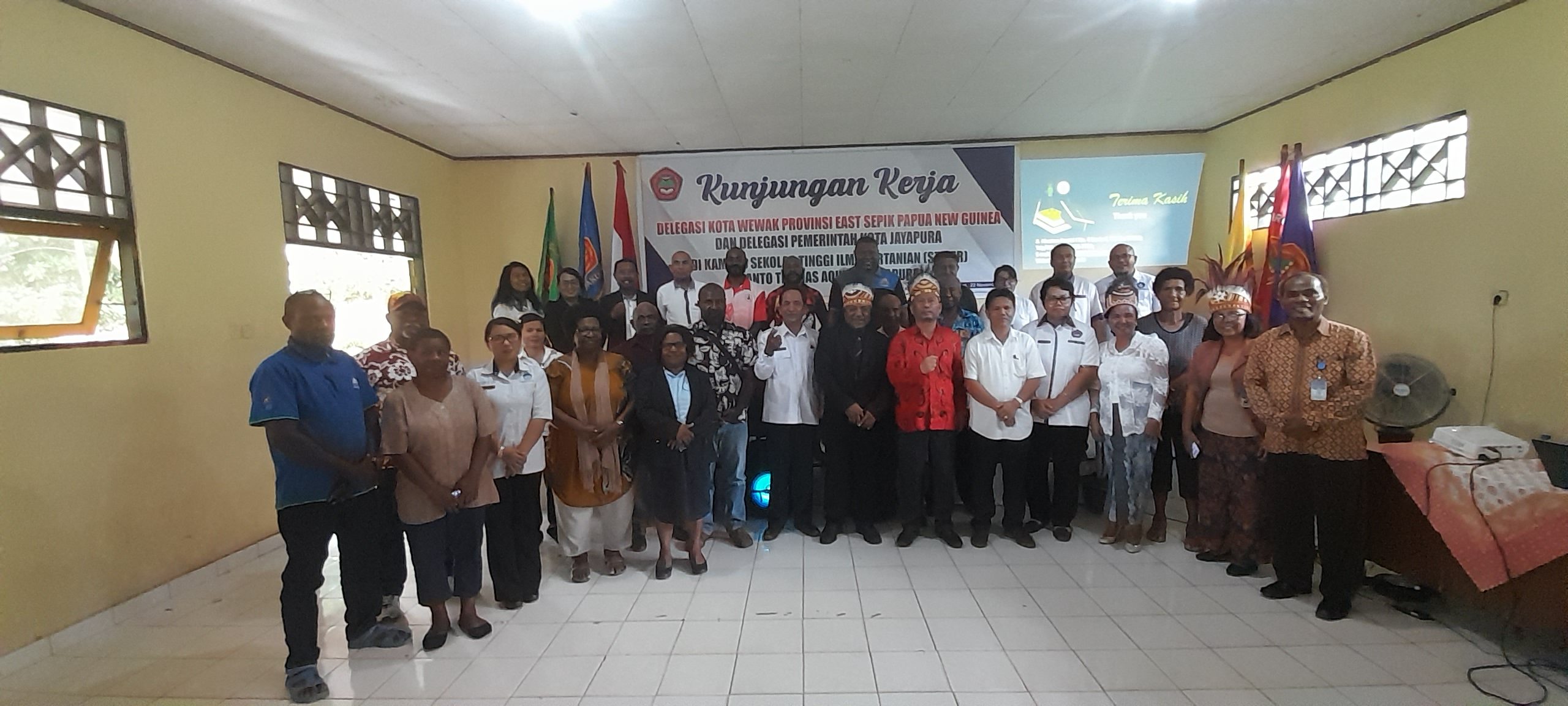 Kunjungan Delegasi Wiwek Provinsi East Sepik Papua New Guinea dan Delegasi Pemerintah Kota Jayapura